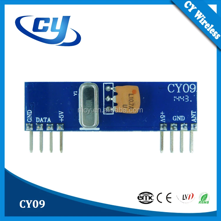 CY09+CYTD1 315/433 Transmitter and Receiver RF TX/RX rf receiver module 433.42