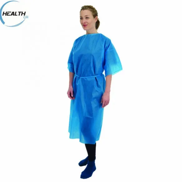 Disposable patient gown for exam and operation