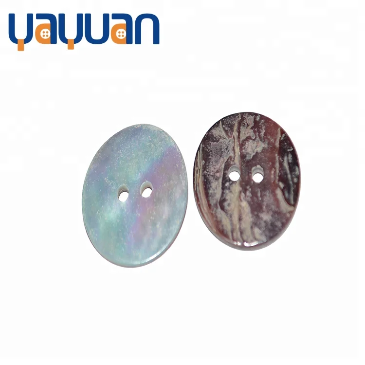 Естественный экологический благоприятный гладкий глянцевый 2 отверстия рубашка в виде ракушки кнопки