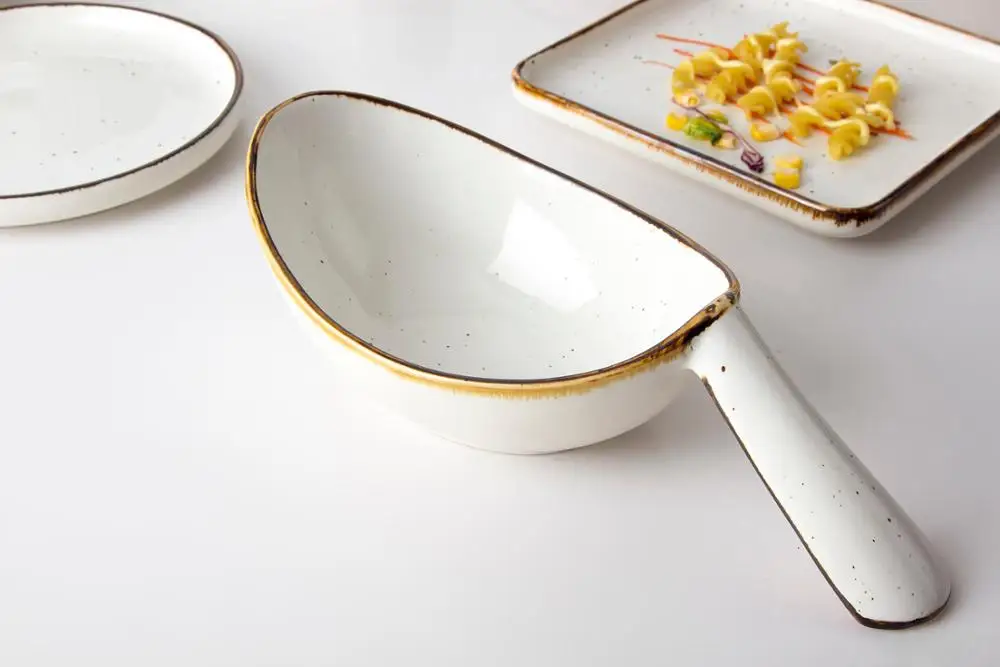  Фарфоровые тарелки для пятизвездочных отелей популярная керамическая тарелка салата деревенские десертные блюда набор цветной