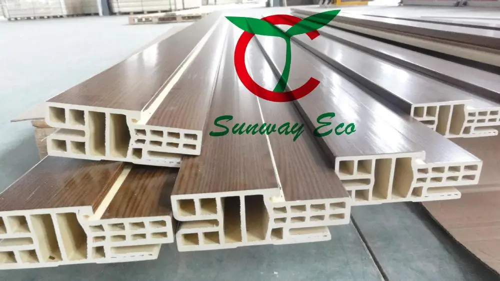 doors & windows frames type and plastic frame material WPC door frame