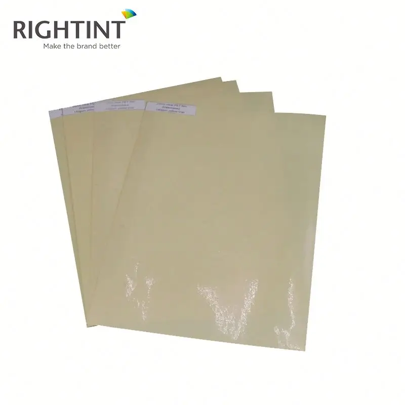 Adhesive Pet Film Self Adhesive Backed Mylar Sheets Metallized Film Decorative Film Transparent Sheet or Roll Casting Rigid
