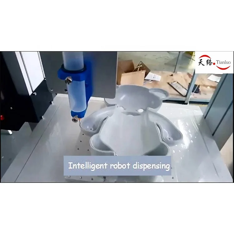Automatic Glue Dispenser Intelligent Robot Automatic Dispensing Machine New Product 2020 White Provided 220V Assembly Line 400