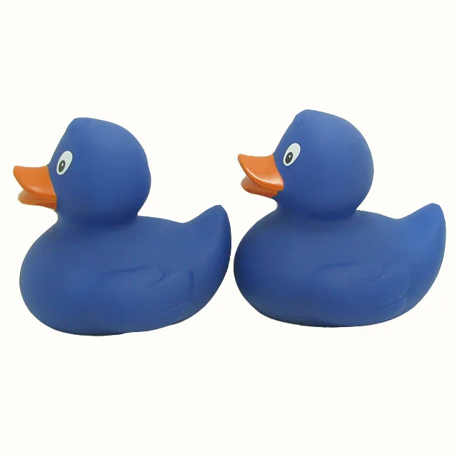 custom rubber bath blue duck toys soft rubber bath toy lovely Vinyl floating bath toy for kids