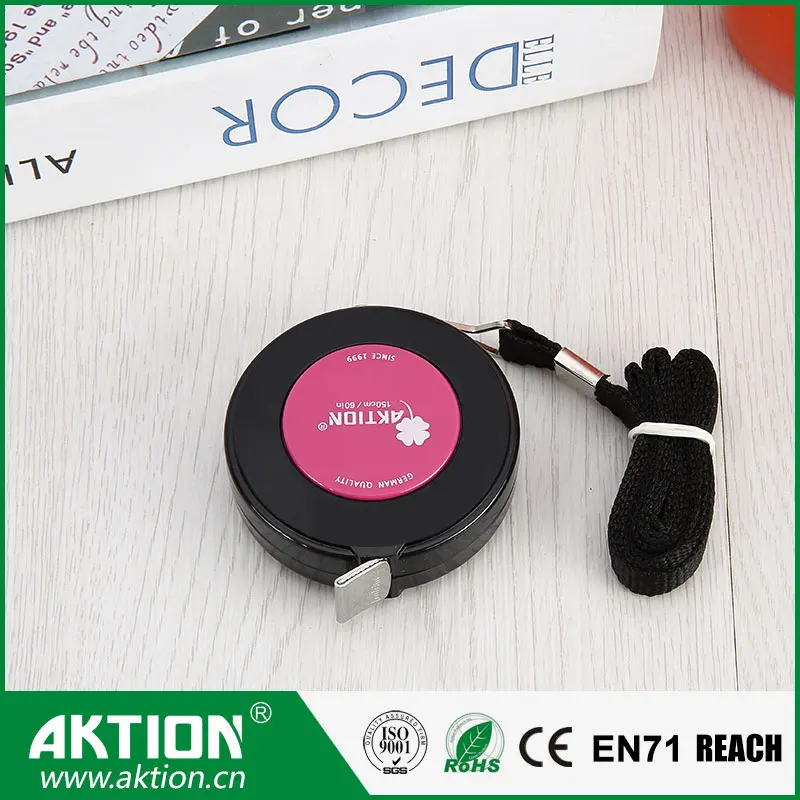 1.5M 60Inch German hoechstmass Quality custom tailor roller tape measure with string