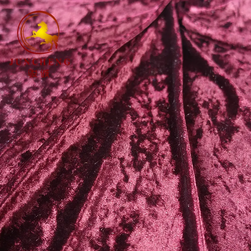 retro and nobel style soft ice crush velvet fabric upholstery