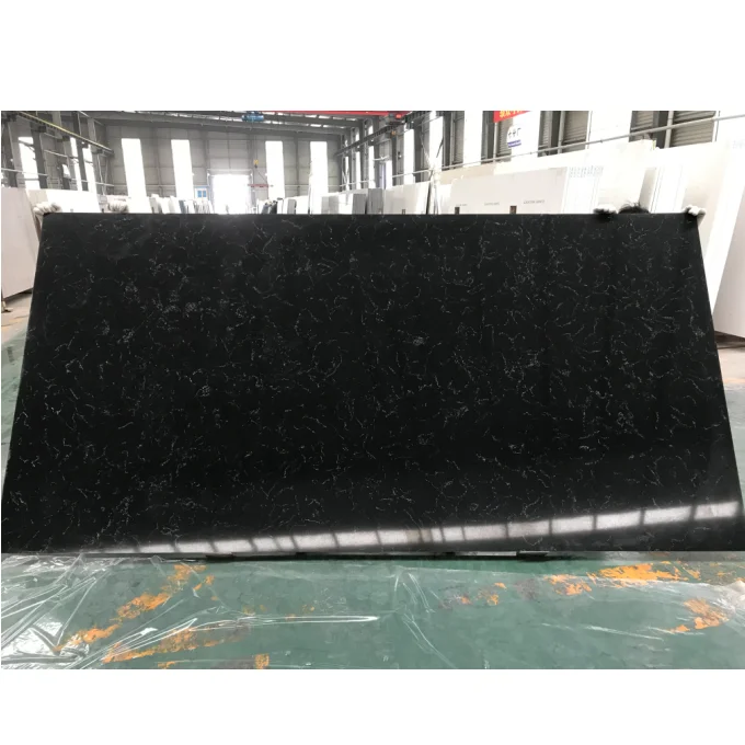 
CE Approved Artificial Stellar White Quartz Stone Slab 