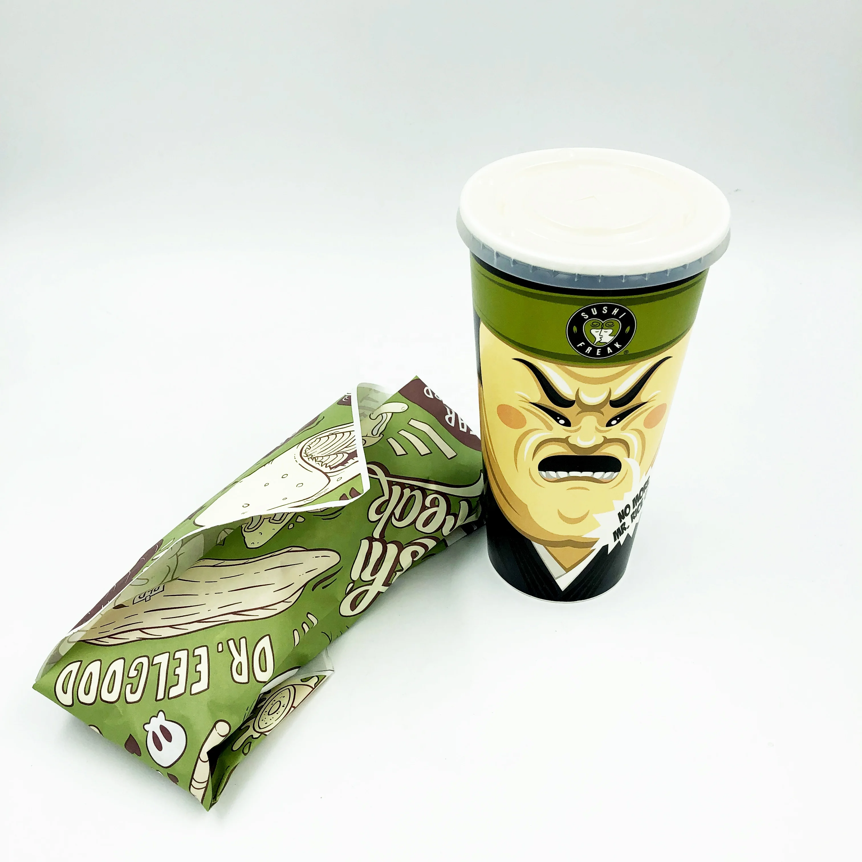 
custom printing burrito wrap paper 