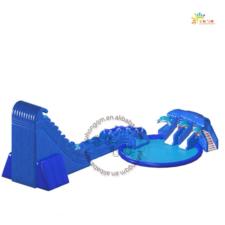 
Factory price animal commercial inflatable water slides inflatable amusement park 