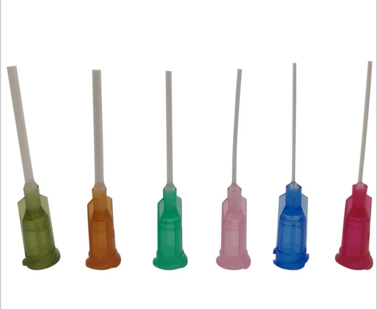 Гибкий промышленный дозирования иглы ПП Гибкая 14G-25 г клей PP семена иглы/шприц иглы/шнековый пластиковый