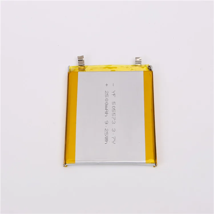
Ultra thin portable lithium 3.7v 2500mah polymer battery 