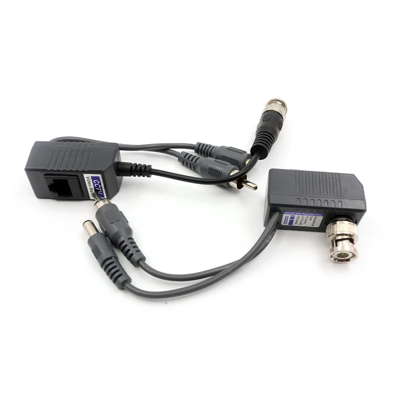YJS-1201AVP 1CH Passive HD Video/Audio/Power Multi-function 3 in 1 Video Balun HD-CVI/AHD/TVI/CVBS