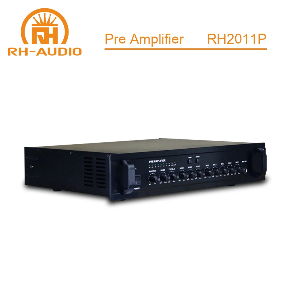 RH-AUDIO Sound Amplifier with Chime and Siren for Paging System