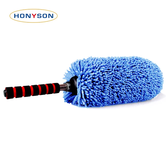 automatic car wash equipment cleaning duster Microfiber mop of car wax brush/duster