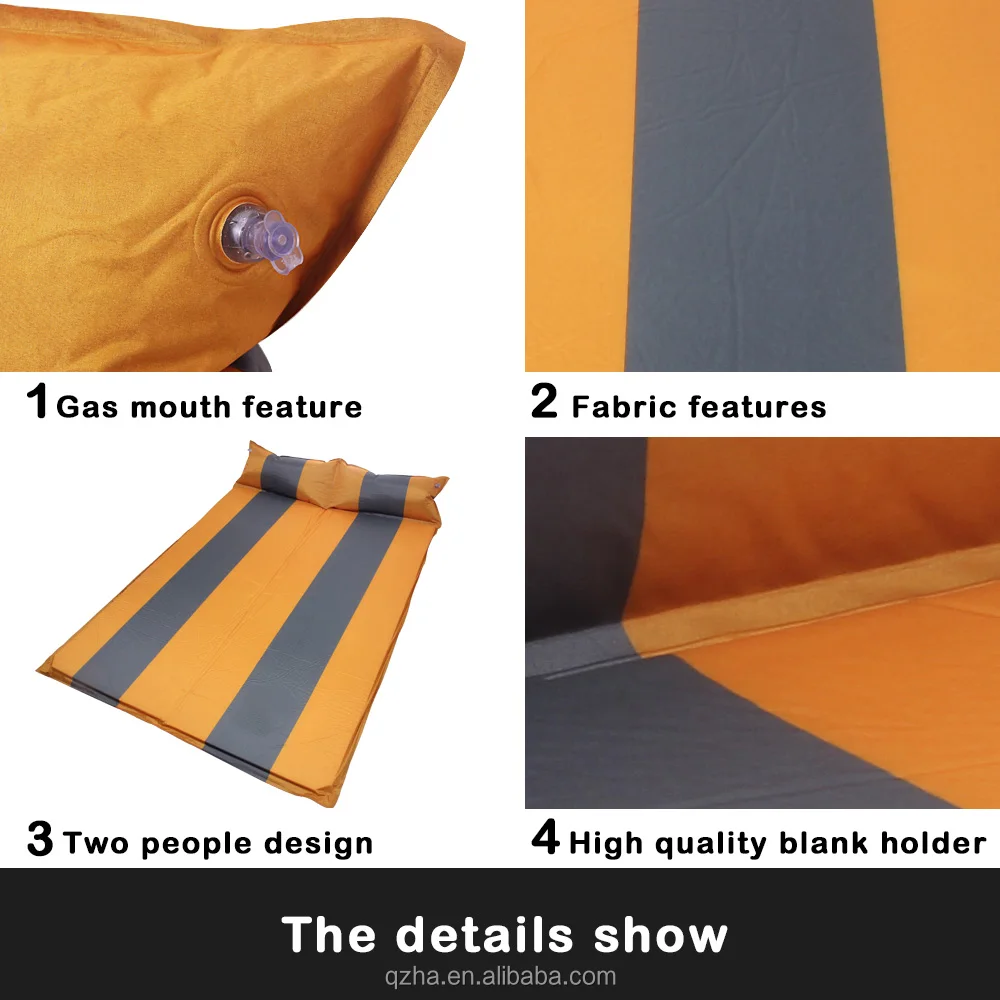 
travel foldable foam camping beach mat lef inflating air mattress 