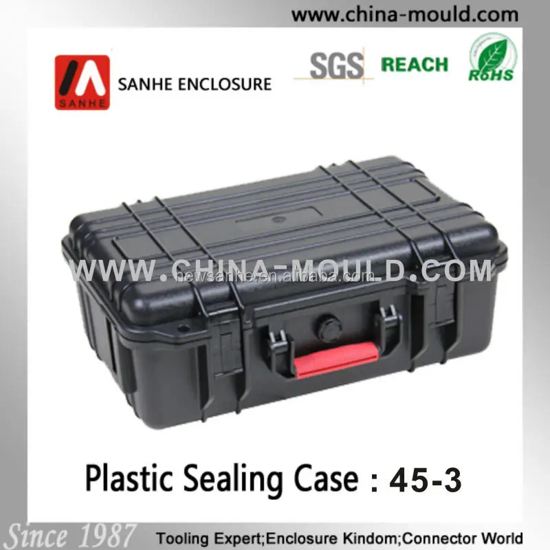 waterproof shockproof outdoor portable small plastic hard carrying equipment travel case for watch camera cigar