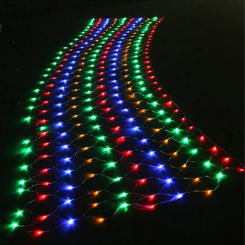 6x4M Christmas Garlands LED String Net Mesh Lights Fairy Xmas Lights