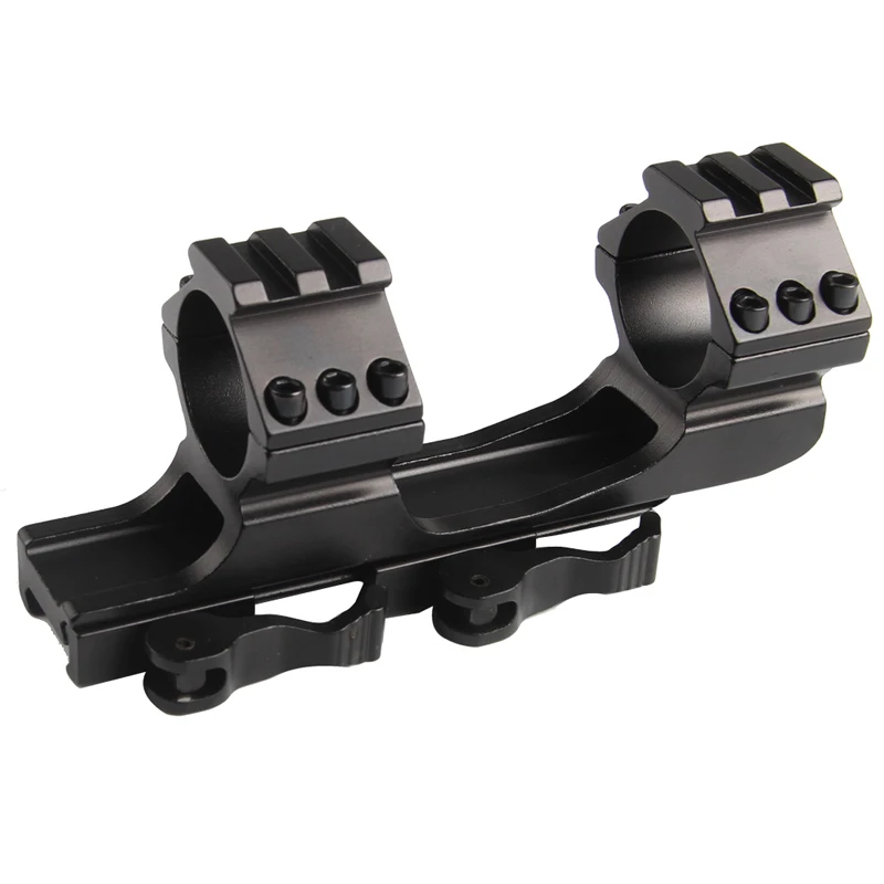 
25.4mm Double Scope Rings QD Quick Release Cantilever Mounts For Rifles Indicator Kit Scope Mount Ring Riflescope 