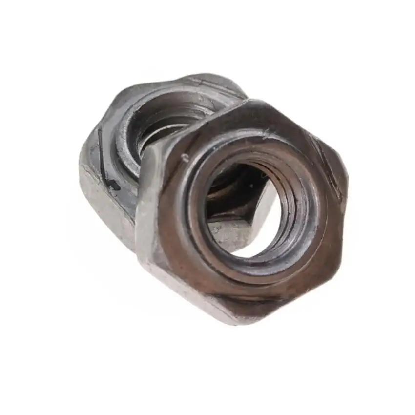 M6 Carbon Steel Hex Weld Nuts Plain Finish for Metal