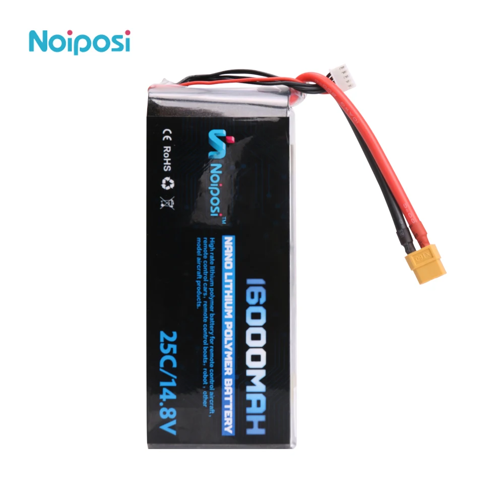 Rc lipo battery 10000/16000/22000mah 25c 14.8v 3s 4s 5s 6s li-poymer battery pack
