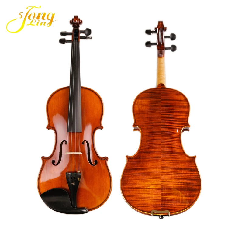 Tongling OEM Grade Natural Flame Professional Types Violin made in china Acoustic Violin