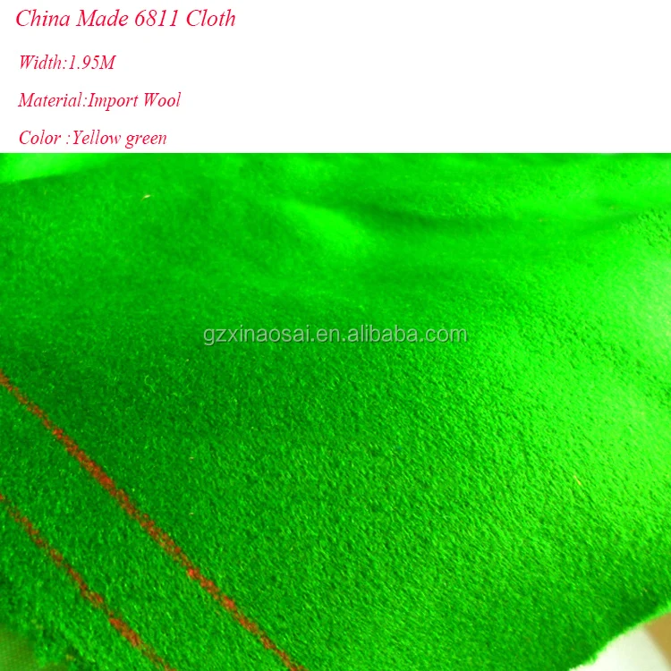 Factory Direct Sale 6811 Snooker Cloth
