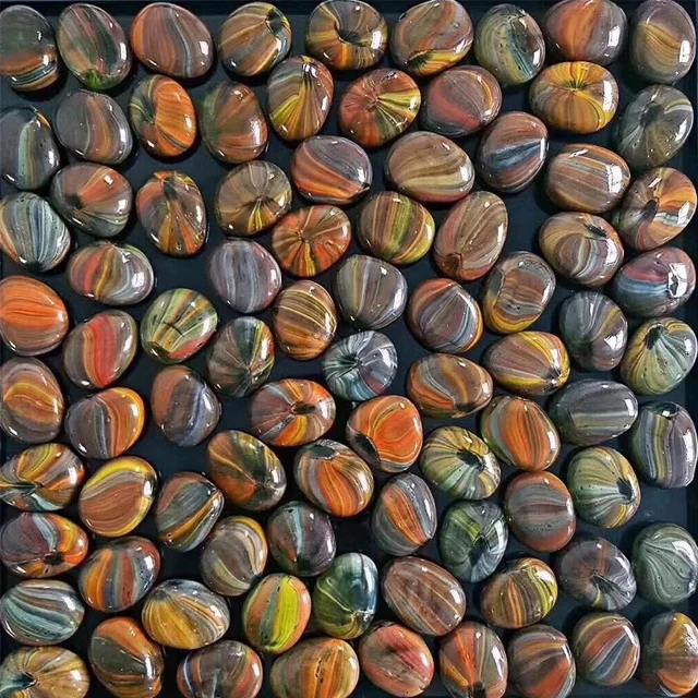 
Glass pebble stone artificial polished pebbles 