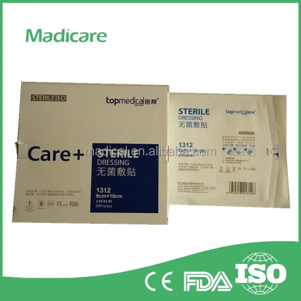 Adhesive Disposable Medical Sterile Spunlace Non Woven Wound Care Dressings OEM
