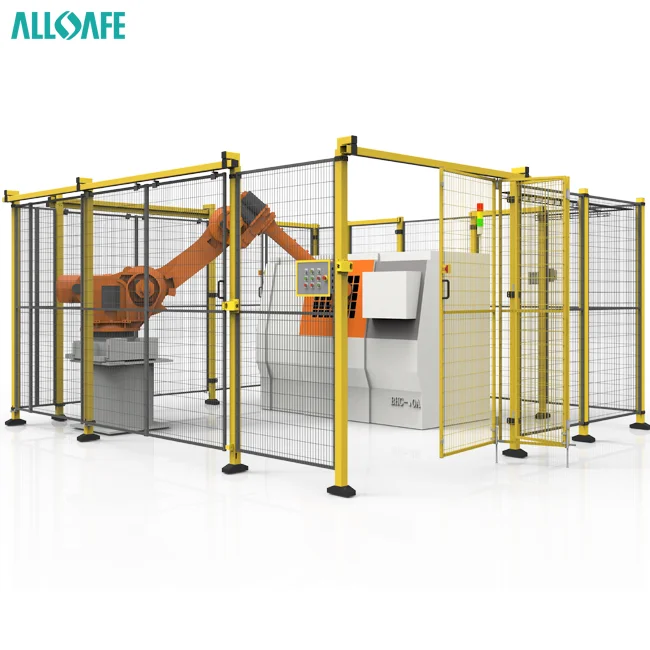 Quick guarding systems industrial safety fence panel barrier