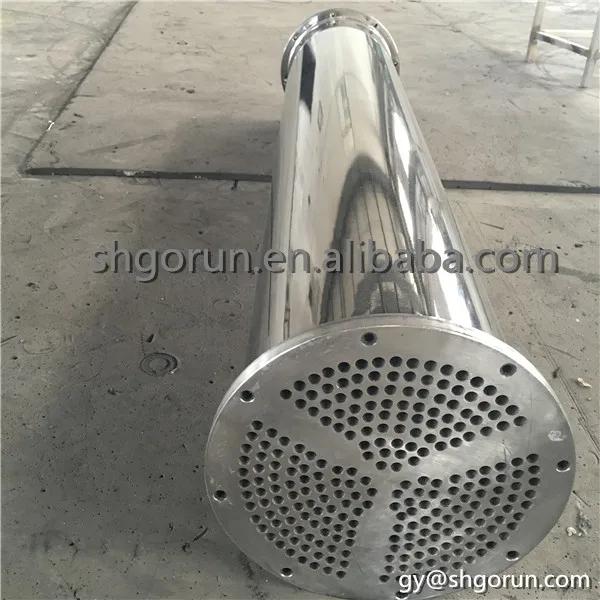 
Shell And Tube Heat Exchanger Water Chiller Condenser 
