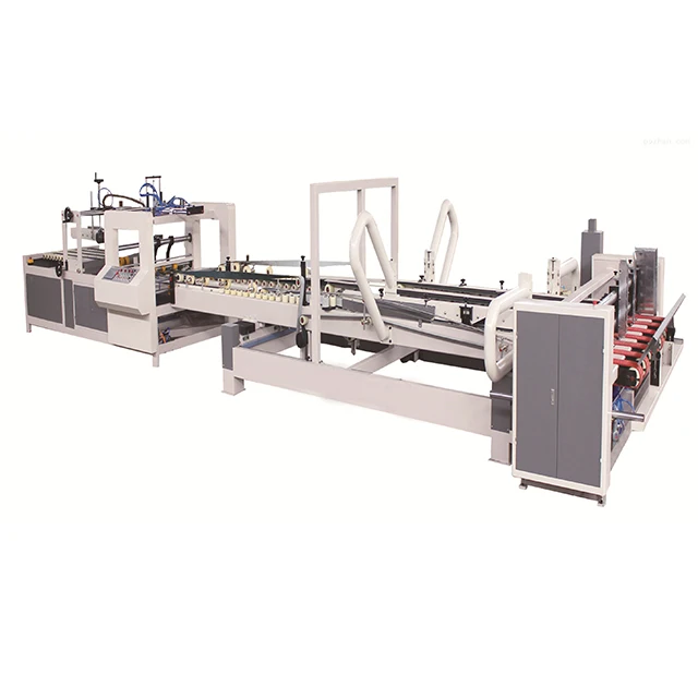 supplier automatic carton box stitcher machinery for carton box / folding gluing stitching machine