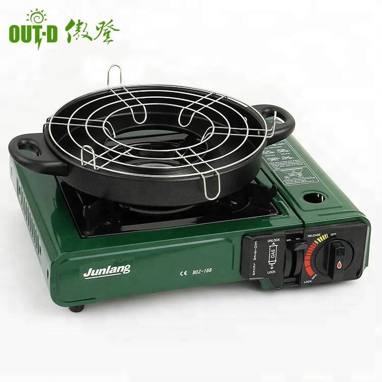 
Multipurpose steel with non-stick coating fry pan and plate grill use with gas stove 