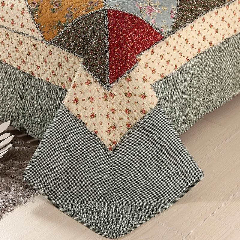 
Custom LOGO patchwork quilting cotton luxury wholesale hotel quilt bedding set bed sheet comforter duvet cover bedspread fitted 