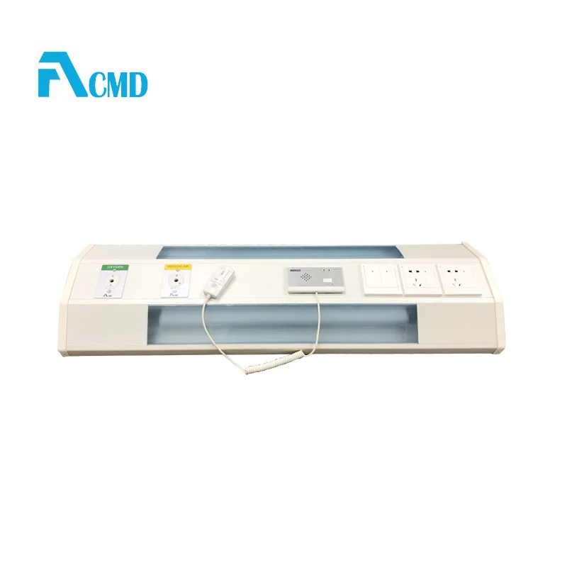 Frosted Hospital Bed Head Unit With Light