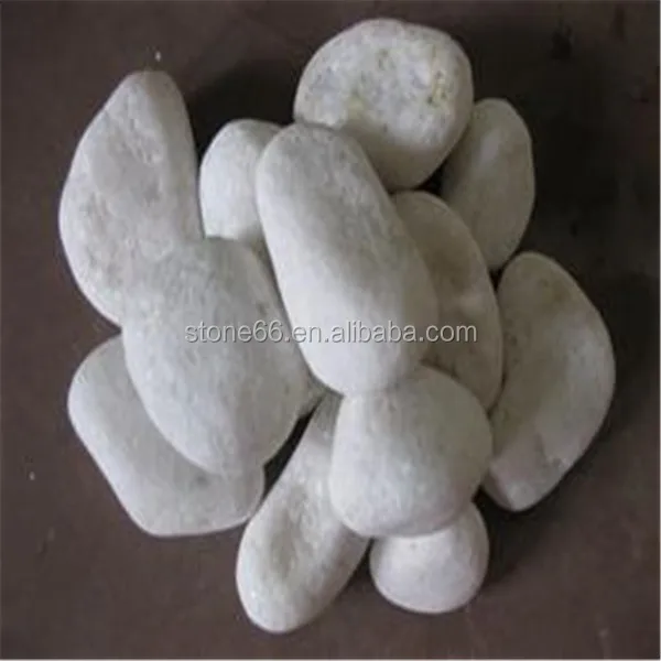 Hot sale white tumbled pebbles washed pebles piedras blancas