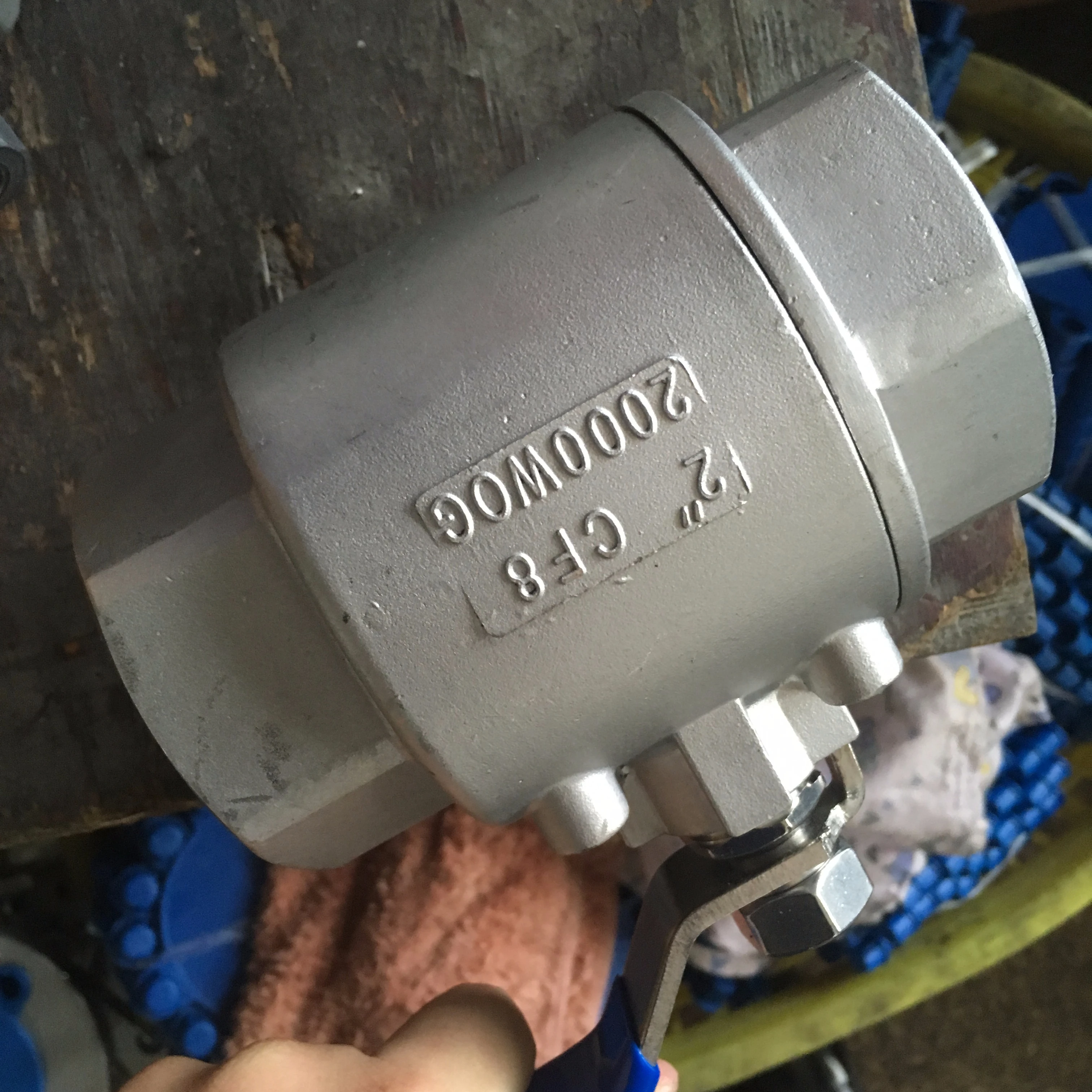 Brass flange Mini Floate ball valve brass