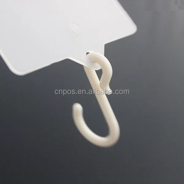 
displaying S hook in white for connecting 