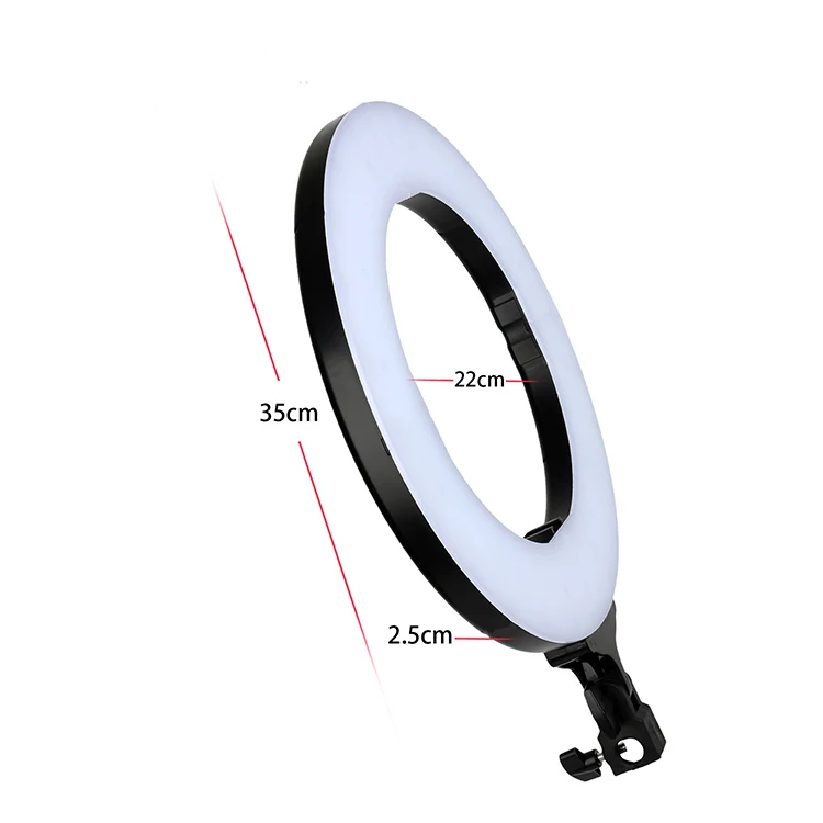 Светодиодный кольцевой светильник Zomei 14 дюймов 336 шт. кольцевая лампа с регулируемой яркостью 5500K для фотосъемки