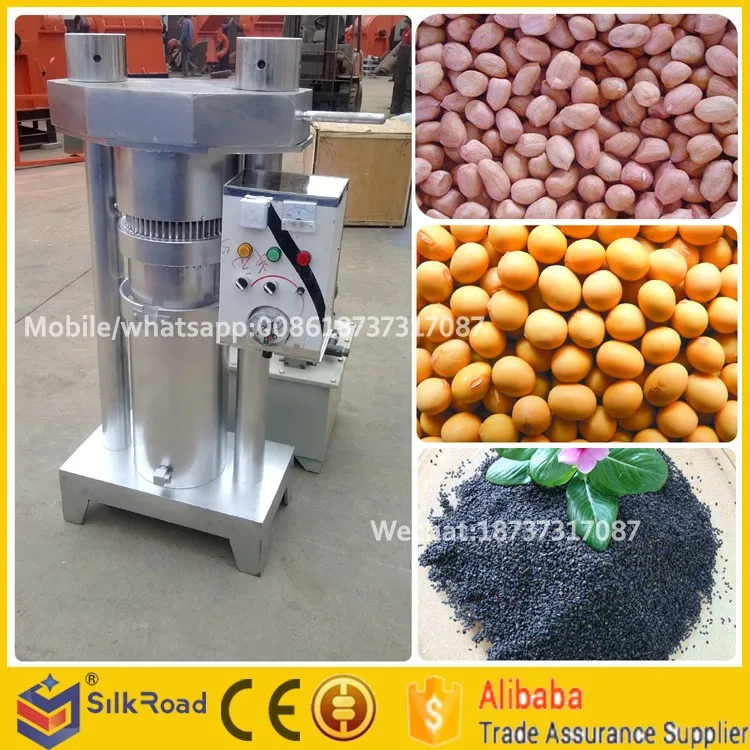 small Best factory price cold press castor oil machine