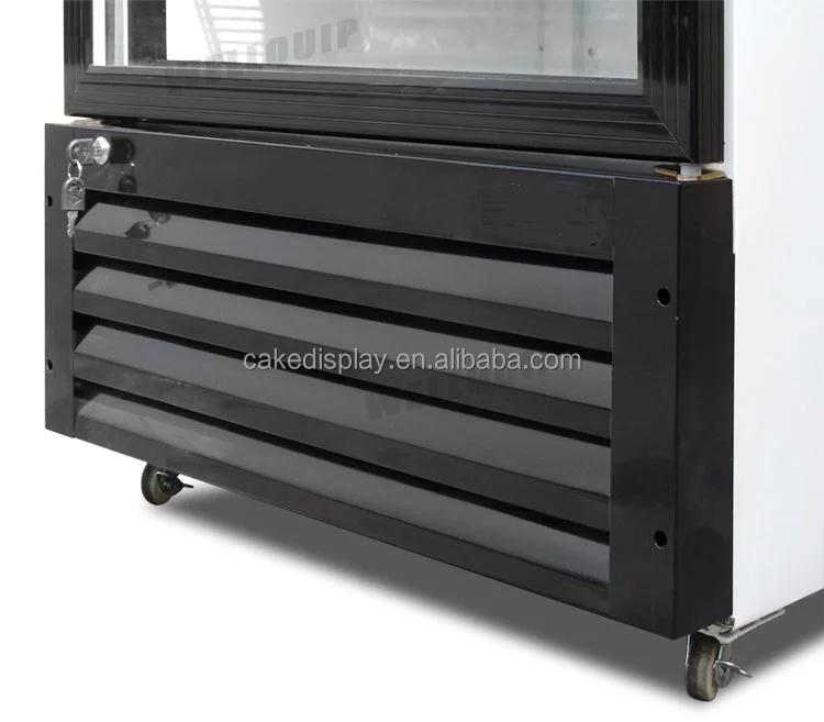 500L R134a Refrigerant Single Transparent LCD Glass Door Fridge