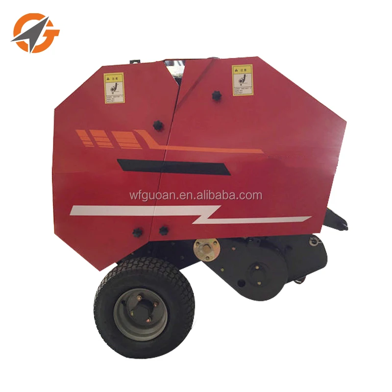 High efficiency Full Automatic hemp small round hay baler with sisal baler twine