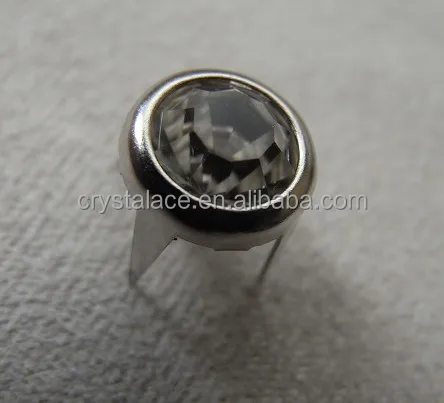 Обивка Кристалл Стразы зубчатая заклепка, стразы с зубцом