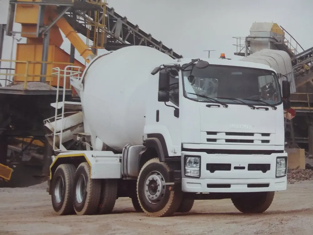 
good quality JAPAN original volume 8 cubic ISUZU 500 concrete mixer truck for sale 