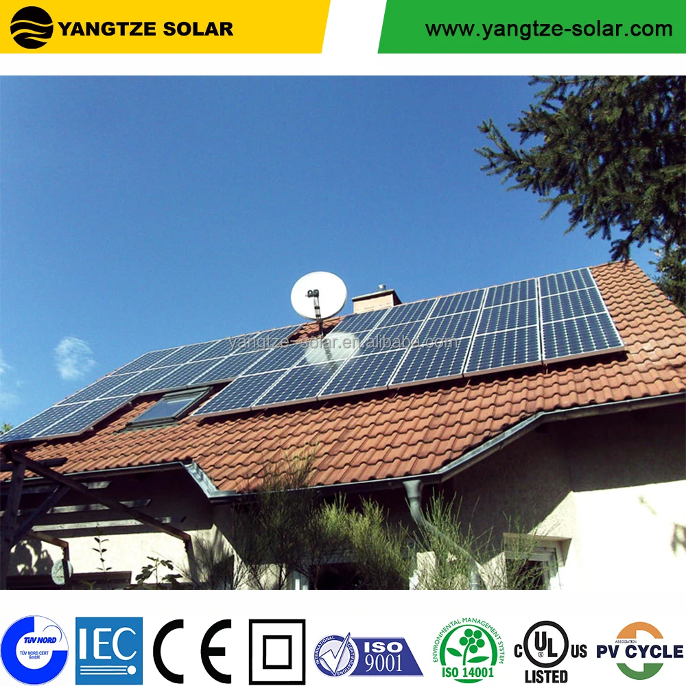 high efficiency 10 years warranty 3kw on grid solar power system