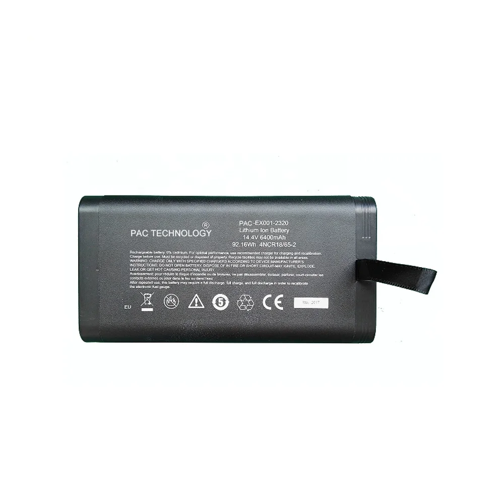 Branded li ion 18650 battery pack 4s2p 14.4v 6400mAh for XW-EX007 frequency spectrograph