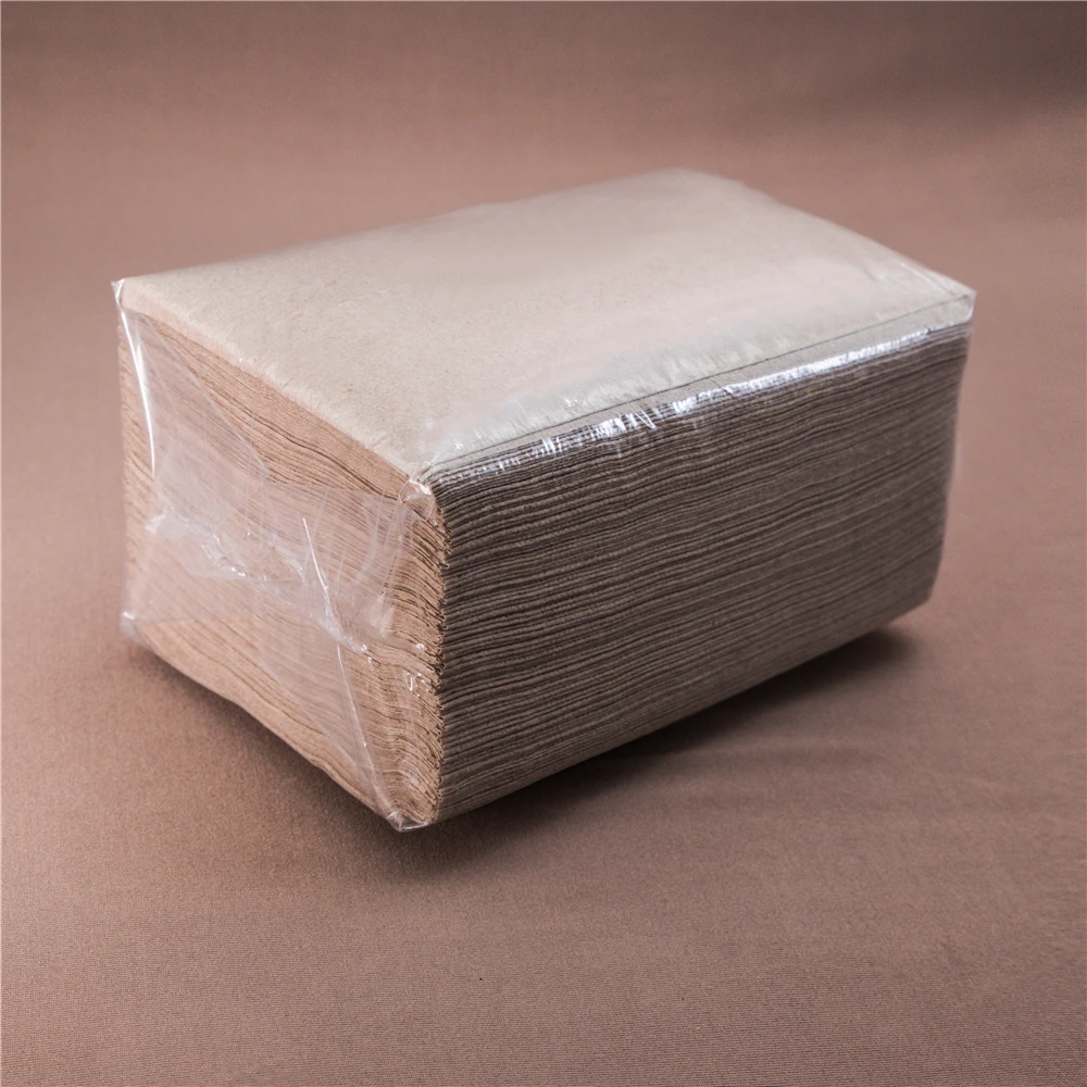 
Wood Pulp Recycled Printed Interfold Paper Napkin 