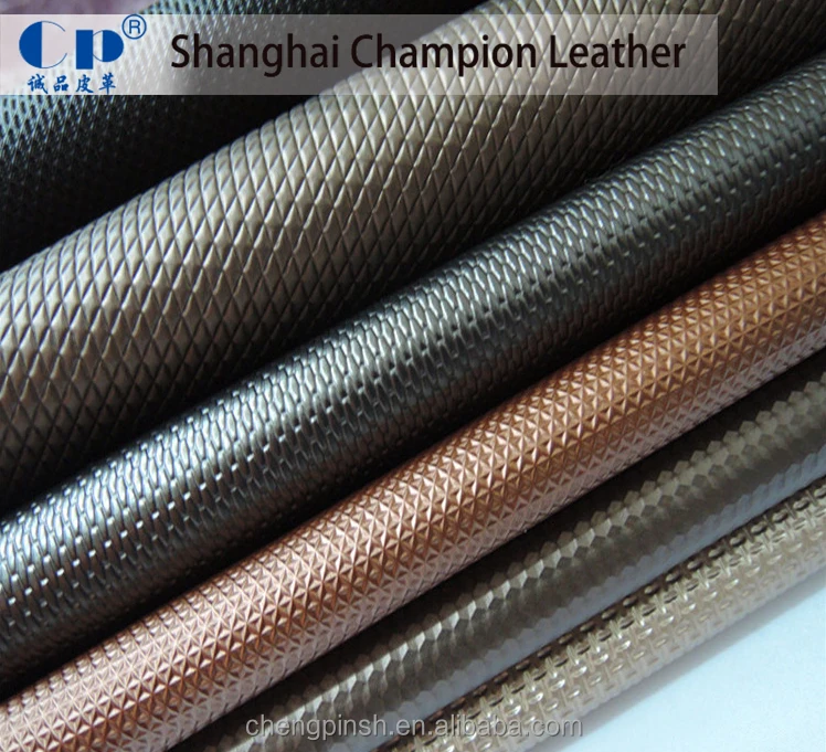 
Customized 3D Pattern Embossed PU Leather For Bags Artificial PVC 
