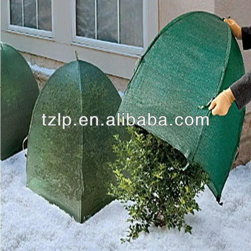 
HDPE shade garden net cover plastic plant winter shrub cover 