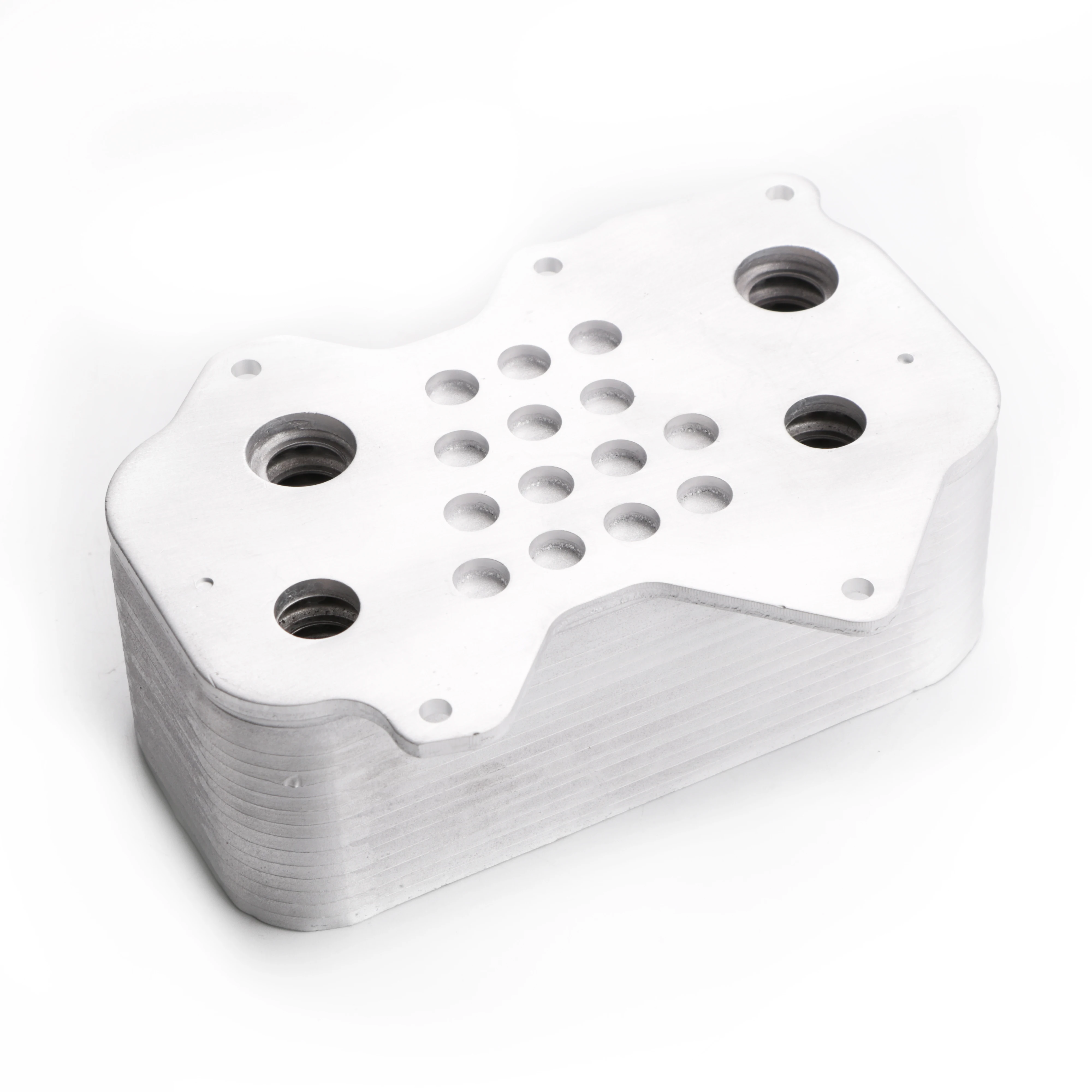 Aluminum Transmission Engine Oil Cooler Kit For 077117021Q / 077117021N / 077117021L