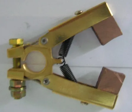 Copper carbon brush holder and carbon brush for cement plant